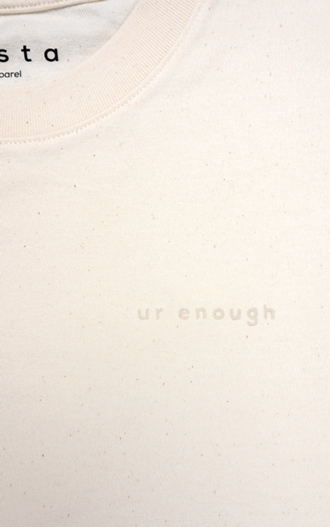 Ur enough tee - Natural Raw