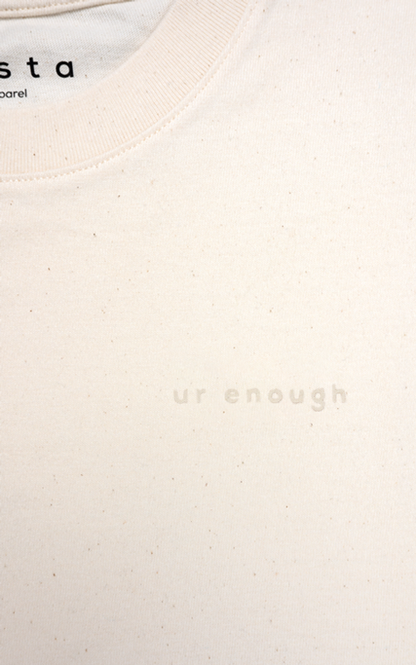 Ur enough tee - Natural Raw