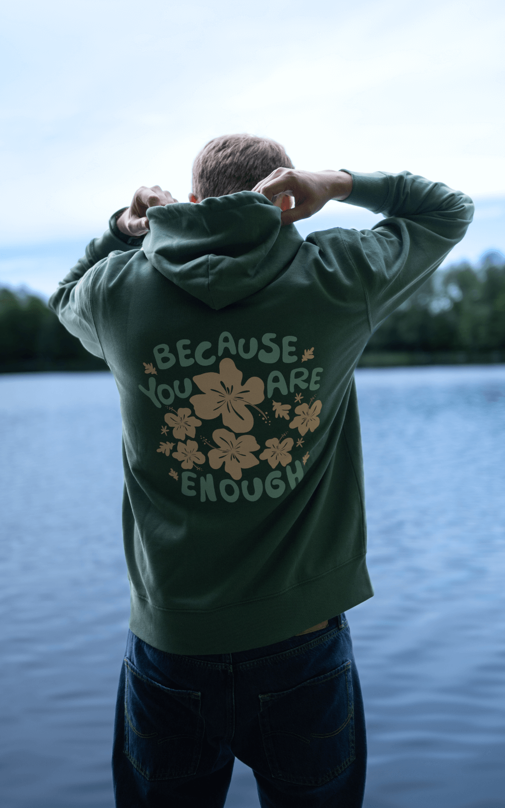 Enough hoodie - Green