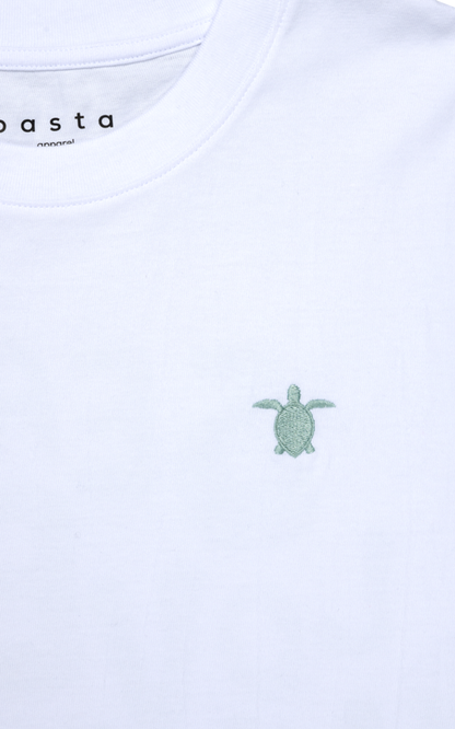 Turtle tee - White